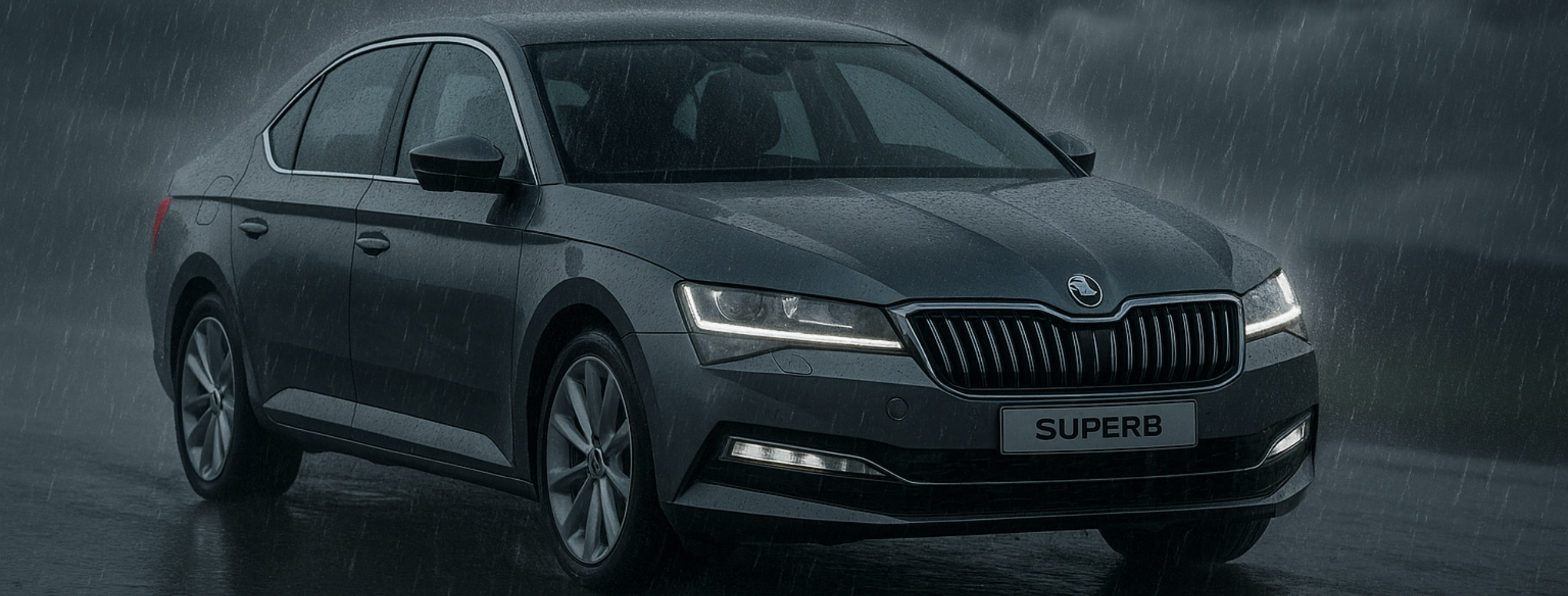 Pióra wycieraczek z czujnikami deszczu.