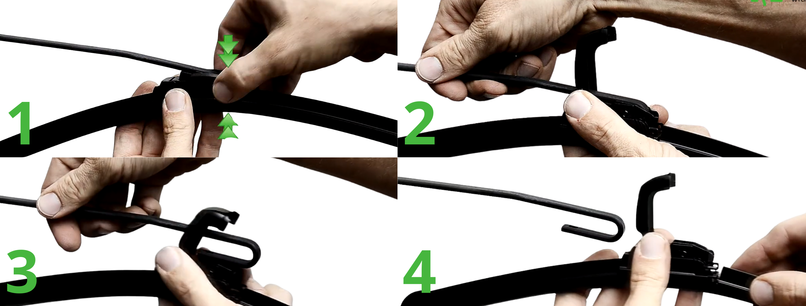 Jak zdjąć wycieraczkę z mocowania typu U-hook – krok po kroku.