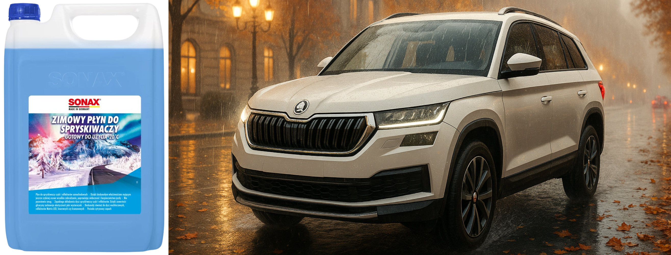 Zimowy płyn do spryskiwaczy SONAX -20°C 4L