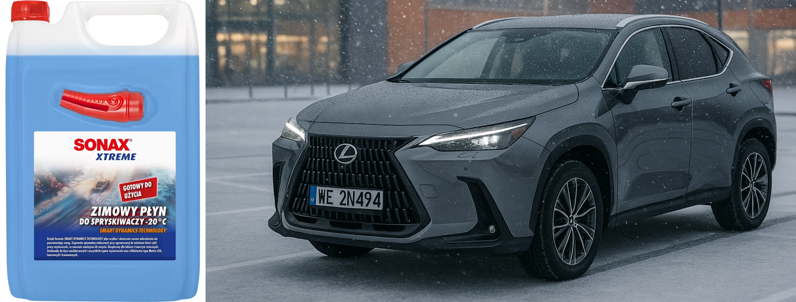 Zimowy płyn do spryskiwaczy SONAX Xtreme -20°C 4L