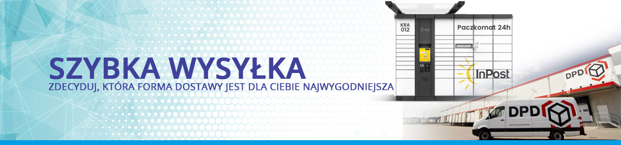 Metody dostawy dostępne w sklepie piórawycieraczek.pl